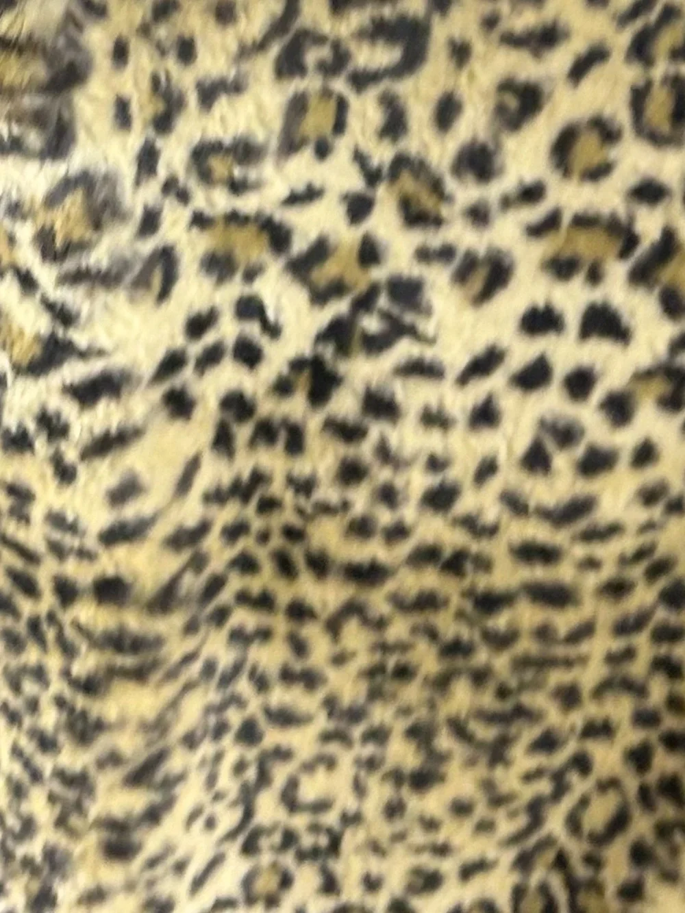 Cupcakes and Cashmere Faux Fur Animal Print Throw Blanket 50”x70”